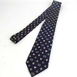 Authentic GUCCI bee tie silk [Used]